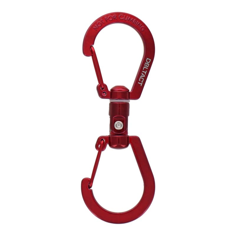 三共コーポレーション 4353410 S型ユニバーサルカラビナ 100mm レッド #360520 1個（ご注文単位1個）【直送品】