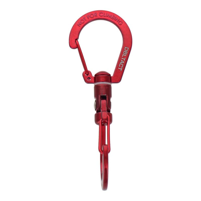 三共コーポレーション 4353410 S型ユニバーサルカラビナ 100mm レッド #360520 1個（ご注文単位1個）【直送品】
