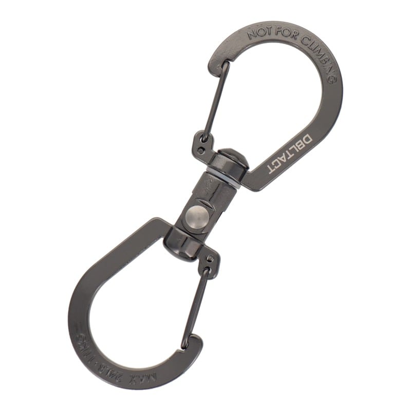 三共コーポレーション 4353411 S型ユニバーサルカラビナ 100mm ガンメタ #360521 1個（ご注文単位1個）【直送品】