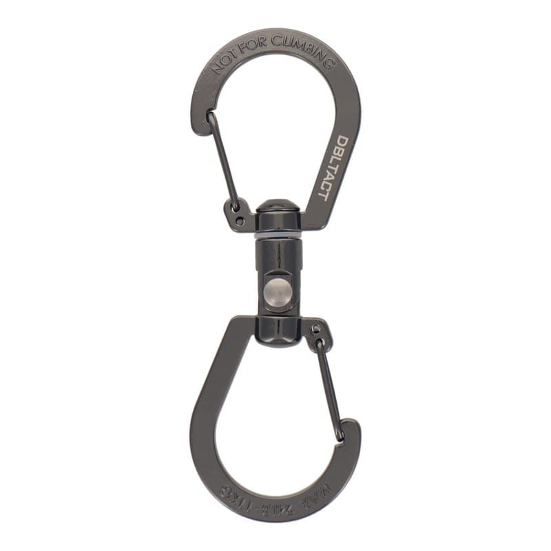 三共コーポレーション 4353411 S型ユニバーサルカラビナ 100mm ガンメタ #360521 1個(ご注文単位1個)【直送品】