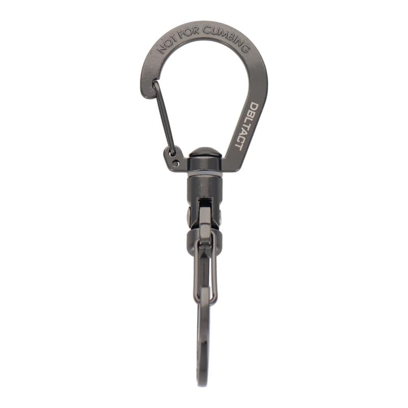 三共コーポレーション 4353411 S型ユニバーサルカラビナ 100mm ガンメタ #360521 1個(ご注文単位1個)【直送品】