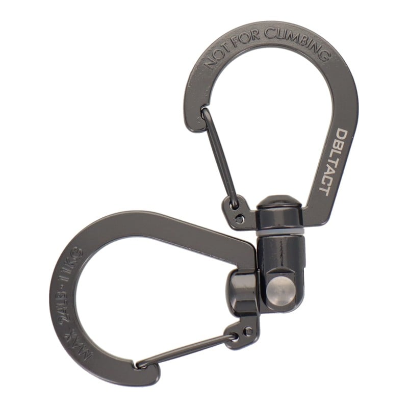 三共コーポレーション 4353411 S型ユニバーサルカラビナ 100mm ガンメタ #360521 1個(ご注文単位1個)【直送品】