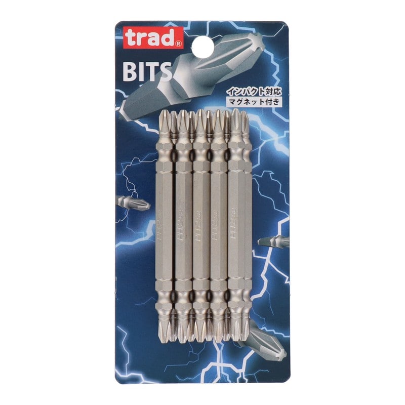 三共コーポレーション 4342390 10本組先端スリムビット +2×85mm 10本組 #820212 1個(ご注文単位1個)【直送品】