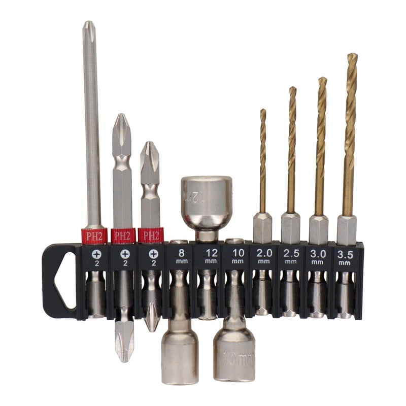 三共コーポレーション 4342403 10pcs.ドリル刃&ビットセット #820231 1個（ご注文単位1個）【直送品】