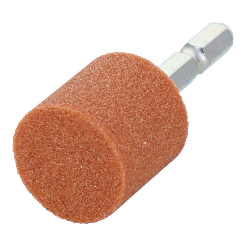 三共コーポレーション 4343068 WA6-22 六角軸軸付砥石 円筒型 #60 #010431 1個（ご注文単位1個）【直送品】