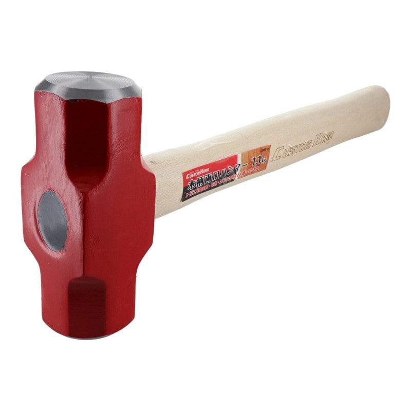 三共コーポレーション 4340325 木柄両口ハンマー 1.1kg #823686 1個(ご注文単位1個)【直送品】