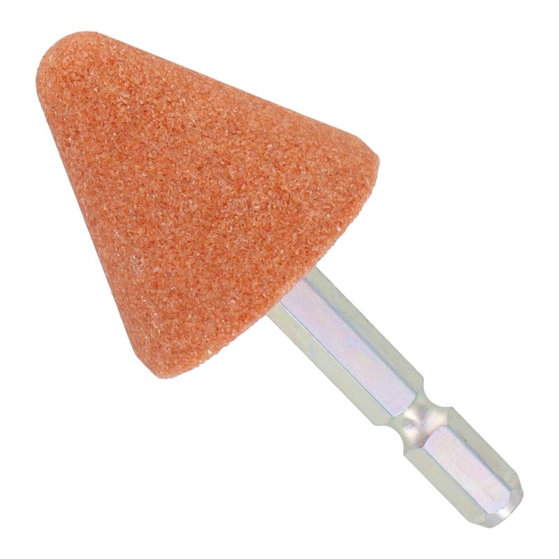 三共コーポレーション 4343073 WA6-35 六角軸軸付砥石 傘型 #60 #010441 1個(ご注文単位1個)【直送品】