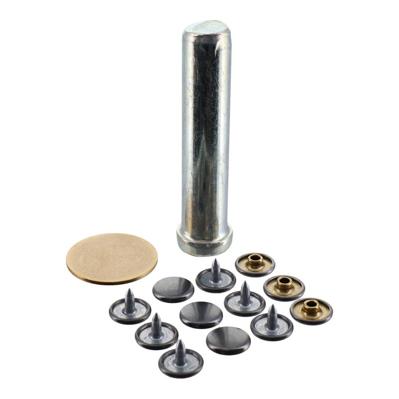 三共コーポレーション 4351976 カシメ一撃 大 黒ニッケル10組入 #606939 1個(ご注文単位1個)【直送品】