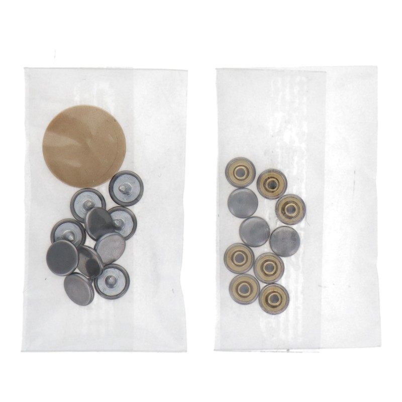 三共コーポレーション 4351979 カシメ一撃 中 黒ニッケル10組入 #606942 1個(ご注文単位1個)【直送品】