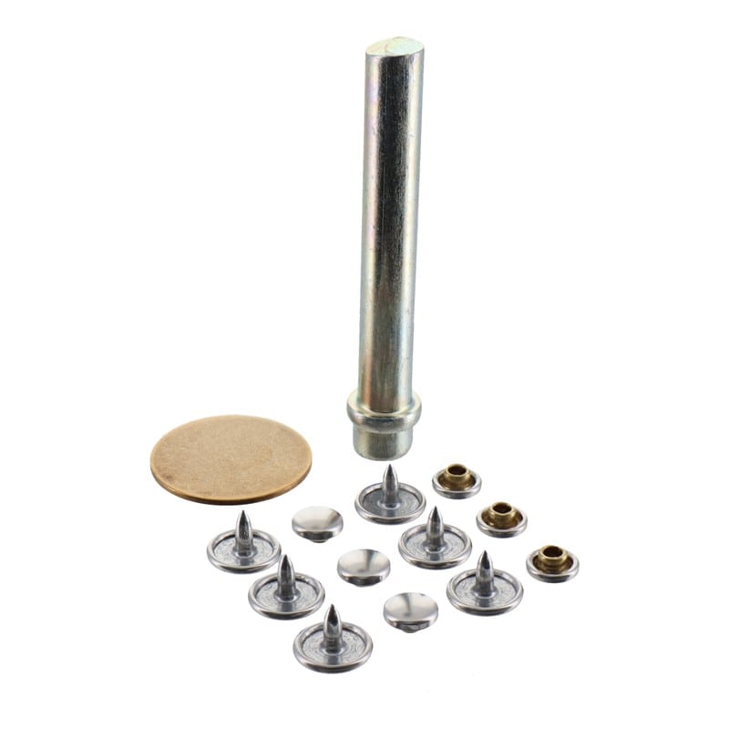 三共コーポレーション 4351981 カシメ一撃 小 シルバー10組入 #606944 1個(ご注文単位1個)【直送品】