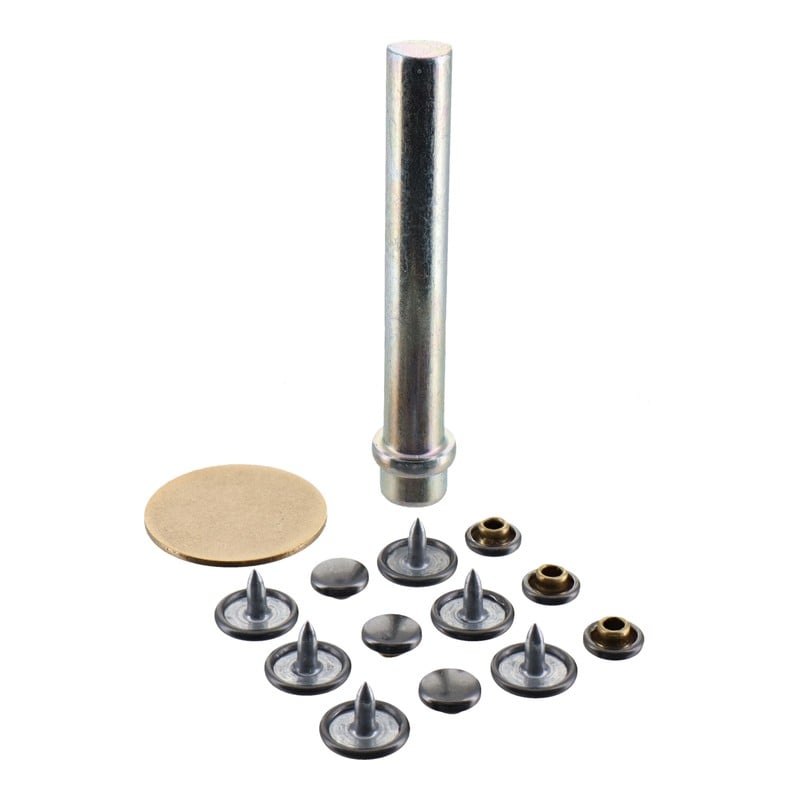 三共コーポレーション 4351982 カシメ一撃 小 黒ニッケル10組入 #606945 1個(ご注文単位1個)【直送品】