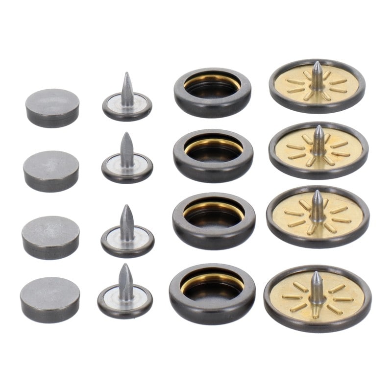 三共コーポレーション 4351994 ホック一撃 ホック玉 18mm 黒ニッケル4組入 #606928 1個(ご注文単位1個)【直送品】