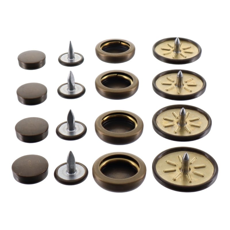 三共コーポレーション 4351995 ホック一撃 ホック玉18mmアンティーク4組入 #606929 1個(ご注文単位1個)【直送品】