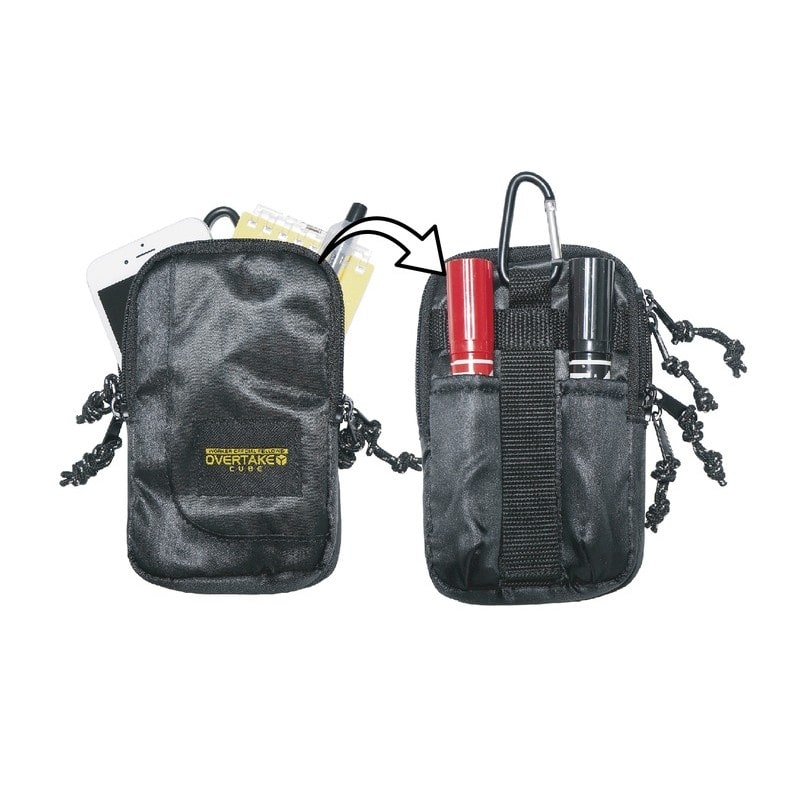 三共コーポレーション 4353070 マルチ収納ケース リミテッド 付け方3WAY OTC-14-BK 1個(ご注文単位1個)【直送品】