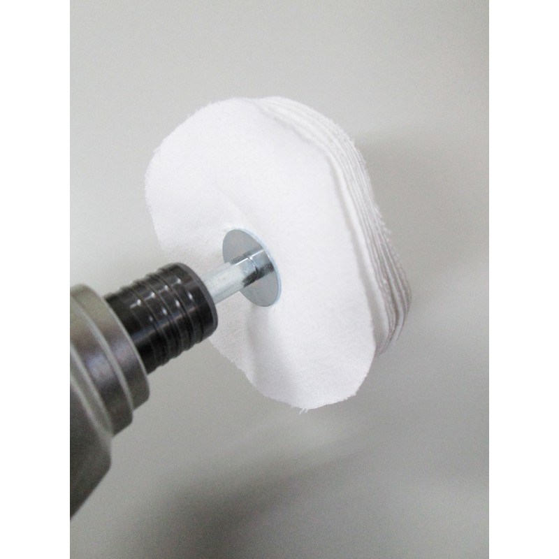 三共コーポレーション 4071344 六角軸軸付プラスチック仕上用布バフ 75mm #332308 1個(ご注文単位1個)【直送品】