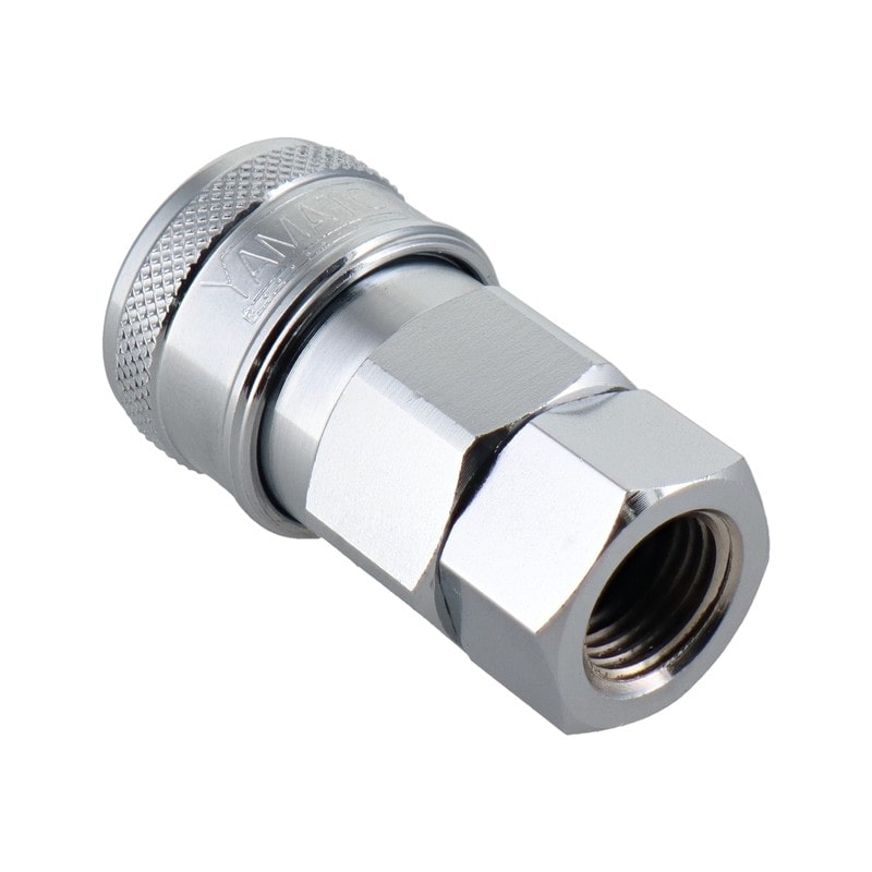 三共コーポレーション 4342817 エアー用ツータッチソケットG1/4ストレートメネジ #714024 1個（ご注文単位1個）【直送品】