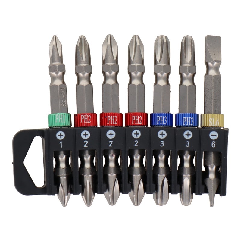 三共コーポレーション 4341984 7pcs.コンビネーション両頭ビットセット65mm #820214 1個(ご注文単位1個)【直送品】