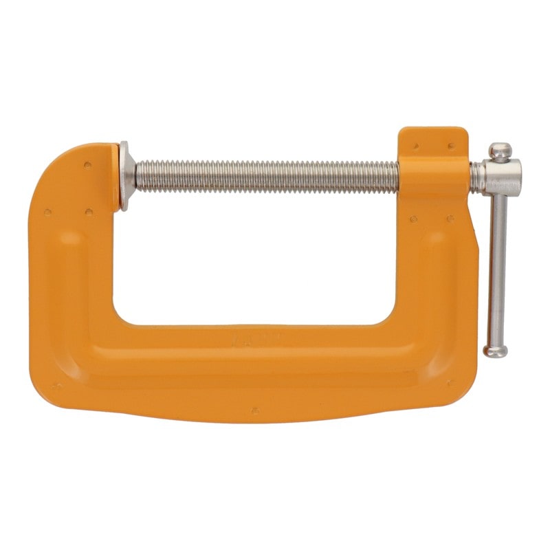 三共コーポレーション 515067 鋼製Cクランプ 75mm #315943 1個（ご注文単位1個）【直送品】