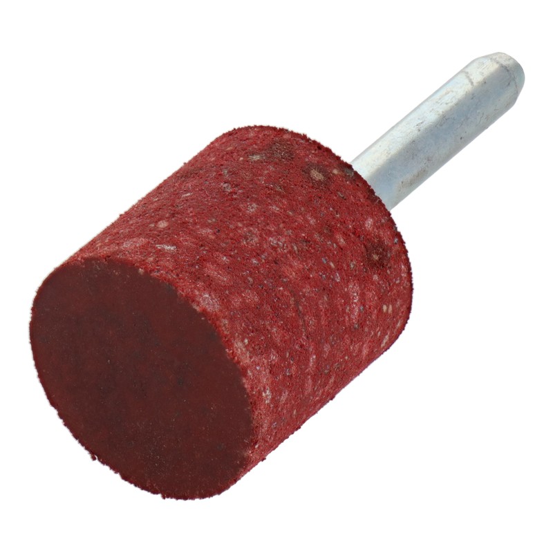 三共コーポレーション 4348657 RBK-19 軸付ゴム砥石砥粒入り 円筒型 #80 1個（ご注文単位1個）【直送品】