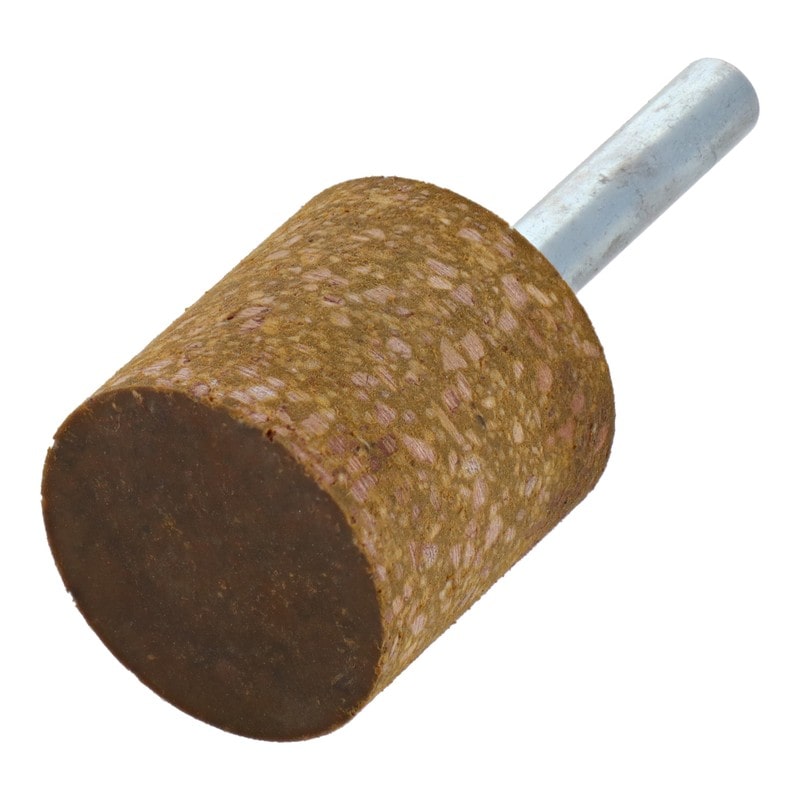 三共コーポレーション 4348659 RBK-21軸付ゴム砥石砥粒入り円筒型#220 1個（ご注文単位1個）【直送品】