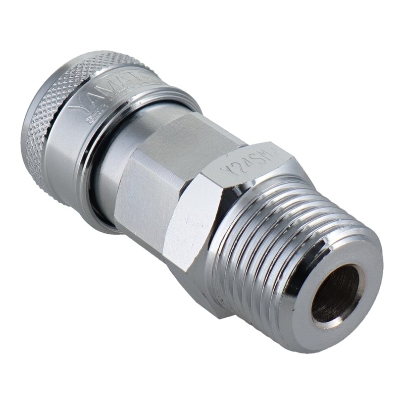 三共コーポレーション 4342828 エアー用ツータッチソケット R1/2テーパーオネジ #714038 1個（ご注文単位1個）【直送品】