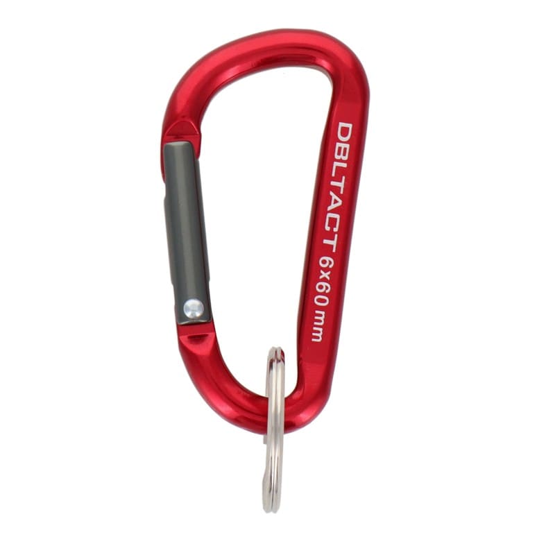 三共コーポレーション 4071250 アルミカラビナスタンダードφ6mmRDXガンメタS #360312 1個（ご注文単位1個）【直送品】