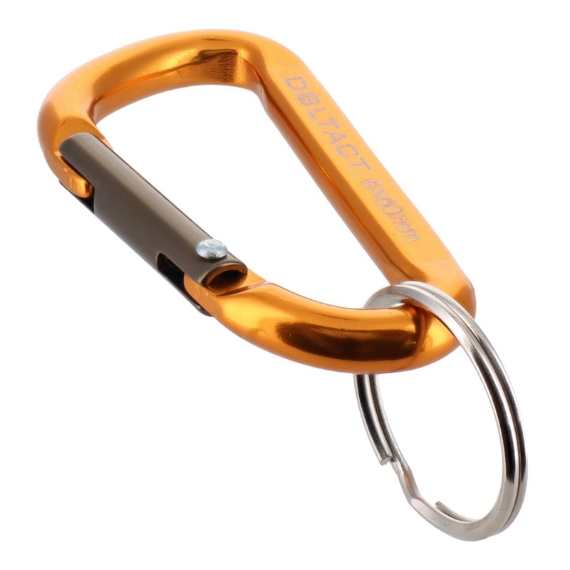 三共コーポレーション 4071251 アルミカラビナスタンダードφ6mmGDXガンメタS #360313 1個（ご注文単位1個）【直送品】