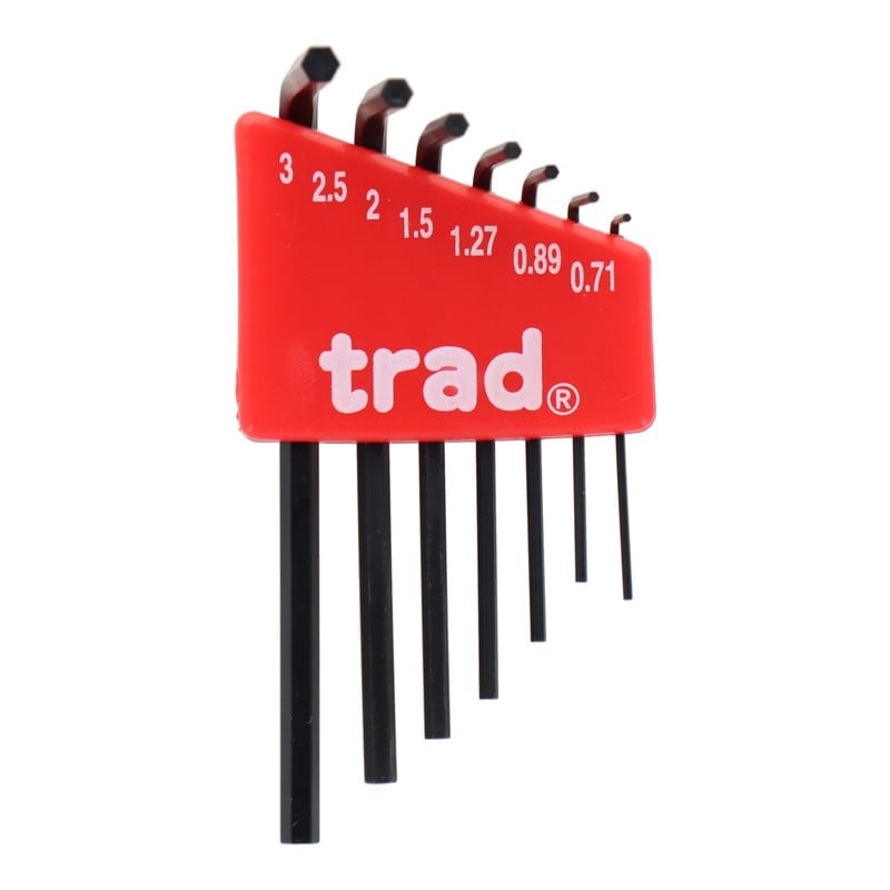 三共コーポレーション 4342435 7pcs.六角棒レンチセット マイクロ ミリ #820396 1個(ご注文単位1個)【直送品】