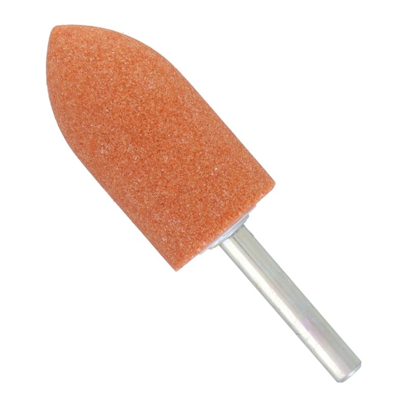 三共コーポレーション 4343019 WA-39H 軸付砥石 砲弾型 #60 #010239 1個(ご注文単位1個)【直送品】