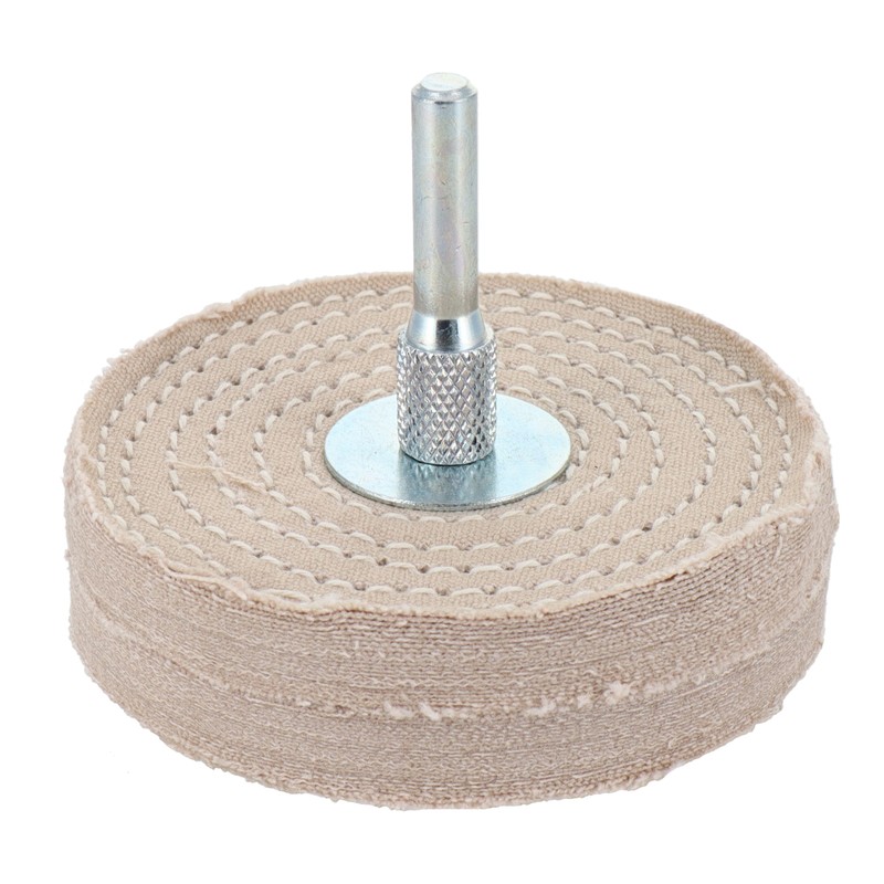 三共コーポレーション 510408 軸付布バフ丸軸 75mm #010152 1個(ご注文単位1個)【直送品】