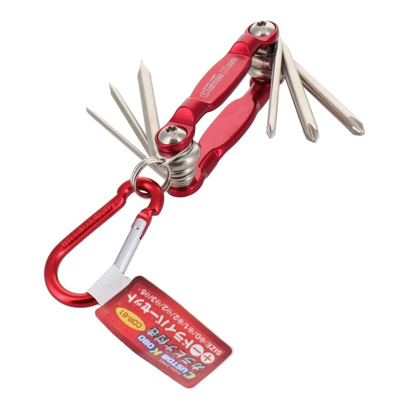 三共コーポレーション 4342354 カラビナ付きドライバーセット #820075 1個（ご注文単位1個）【直送品】