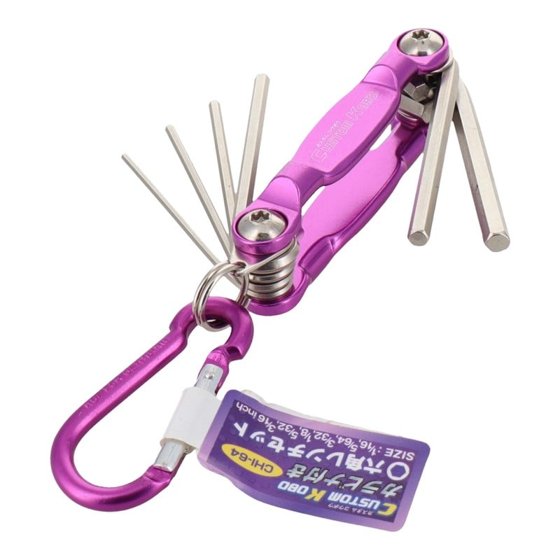 三共コーポレーション 4342356 カラビナ付き六角レンチセットインチ #820078 1個(ご注文単位1個)【直送品】