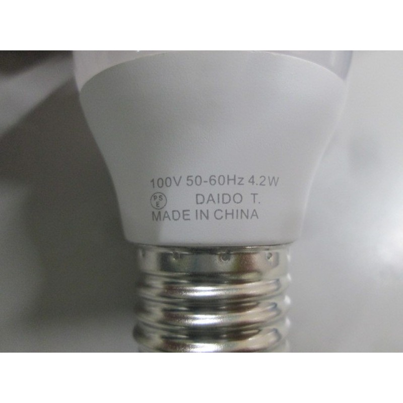 三共コーポレーション 4349007 LED電球 昼光色 40形 CLT-4.2W 1個（ご注文単位1個）【直送品】