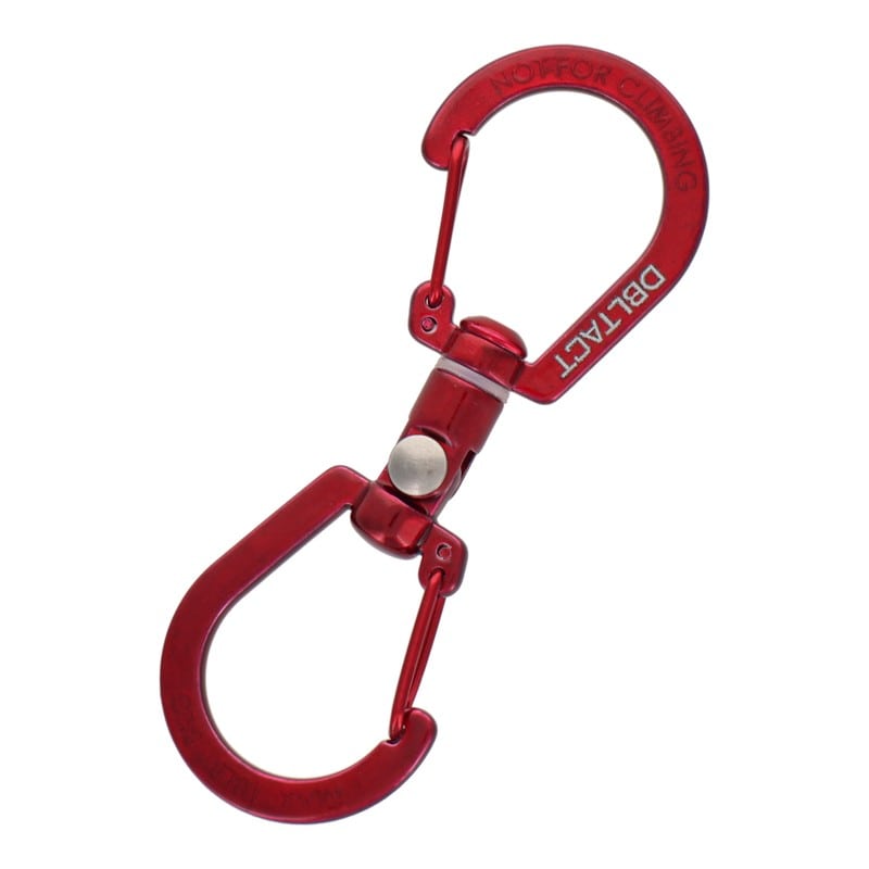 三共コーポレーション 4353407 S型ユニバーサルカラビナ 80mm レッド #360517 1個（ご注文単位1個）【直送品】