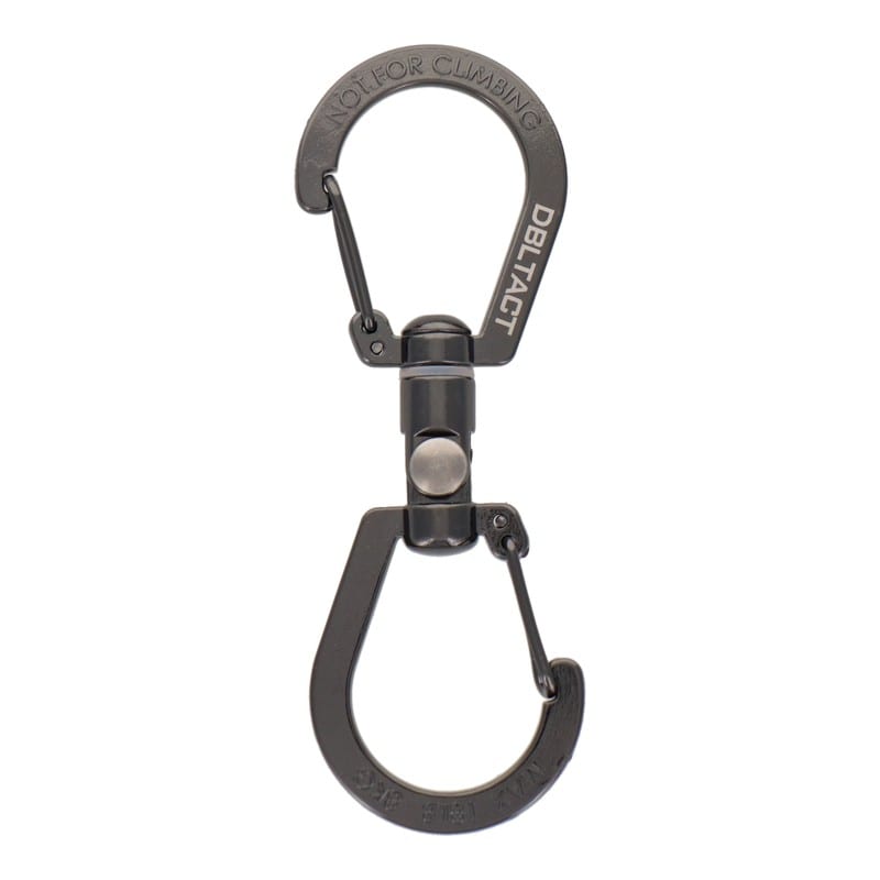 三共コーポレーション 4353408 S型ユニバーサルカラビナ 80mm ガンメタ #360518 1個(ご注文単位1個)【直送品】