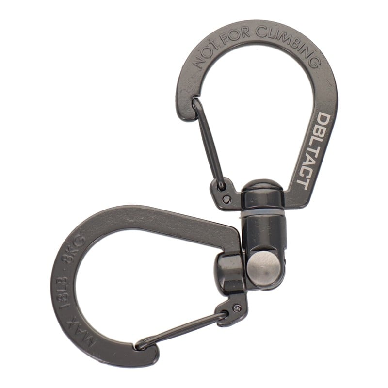 三共コーポレーション 4353408 S型ユニバーサルカラビナ 80mm ガンメタ #360518 1個(ご注文単位1個)【直送品】