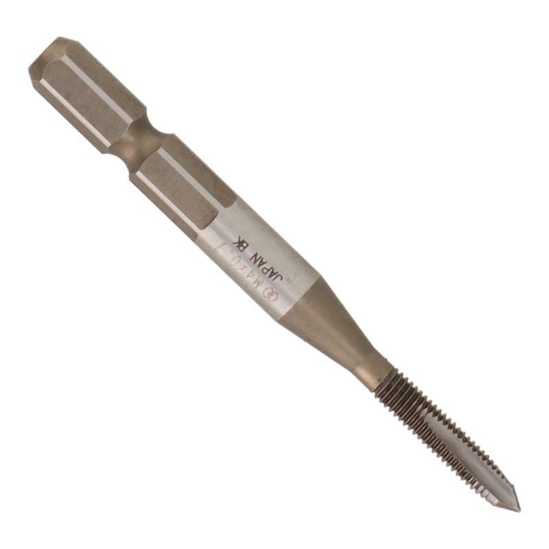 三共コーポレーション 4340522 ねじ切り6角軸電ドラタップ 径4.0×ピッチ0.7 #110194 1個（ご注文単位1個）【直送品】