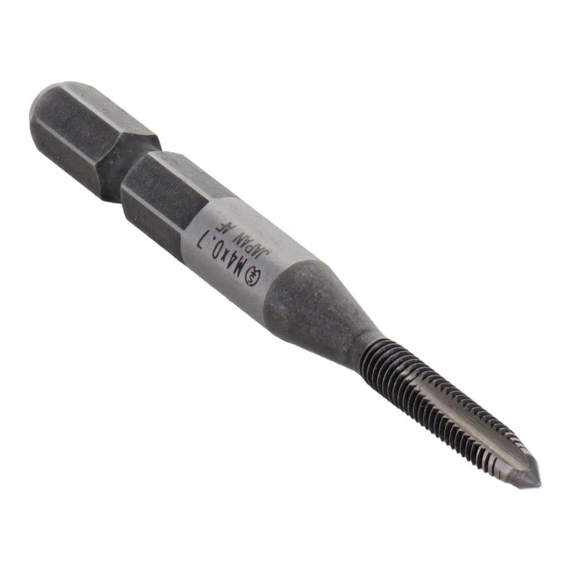 三共コーポレーション 4340522 ねじ切り6角軸電ドラタップ 径4.0×ピッチ0.7 #110194 1個（ご注文単位1個）【直送品】