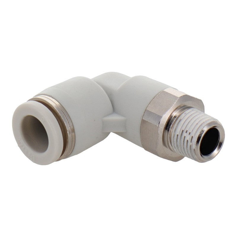 三共コーポレーション 4342728 エルボユニオン R1/8 外径8mmチューブ用 #133539 1個（ご注文単位1個）【直送品】