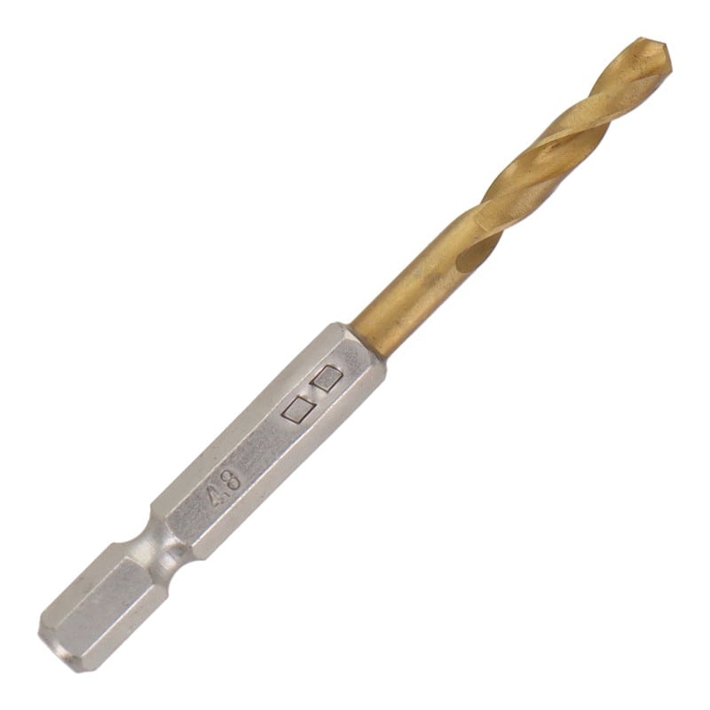 三共コーポレーション 434263 六角軸ショートチタンドリル 4.8mm #819515 1個（ご注文単位1個）【直送品】