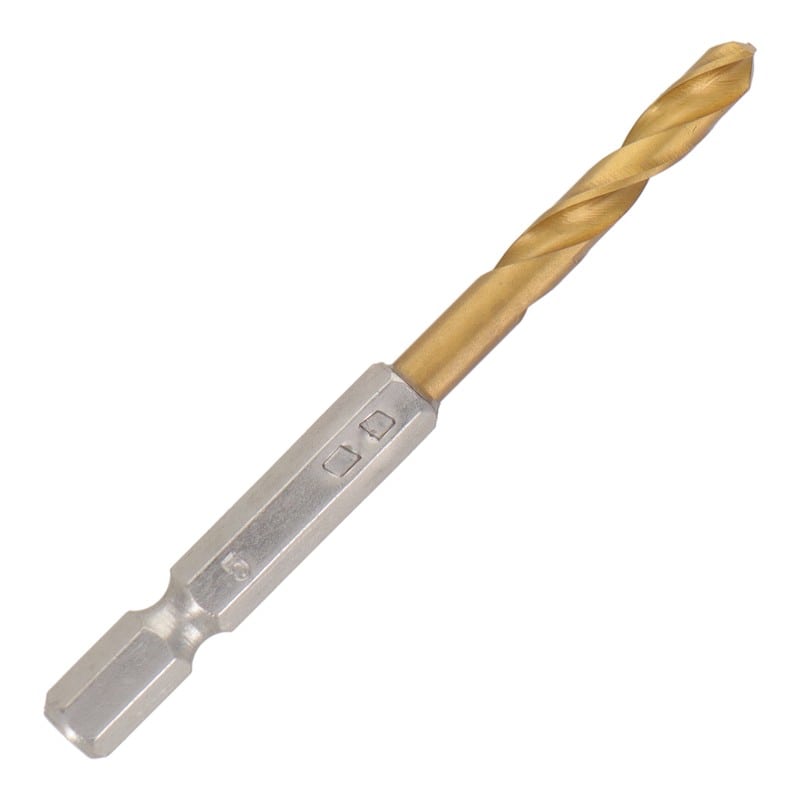 三共コーポレーション 434264 六角軸ショートチタンドリル 5.0mm #819516 1個（ご注文単位1個）【直送品】