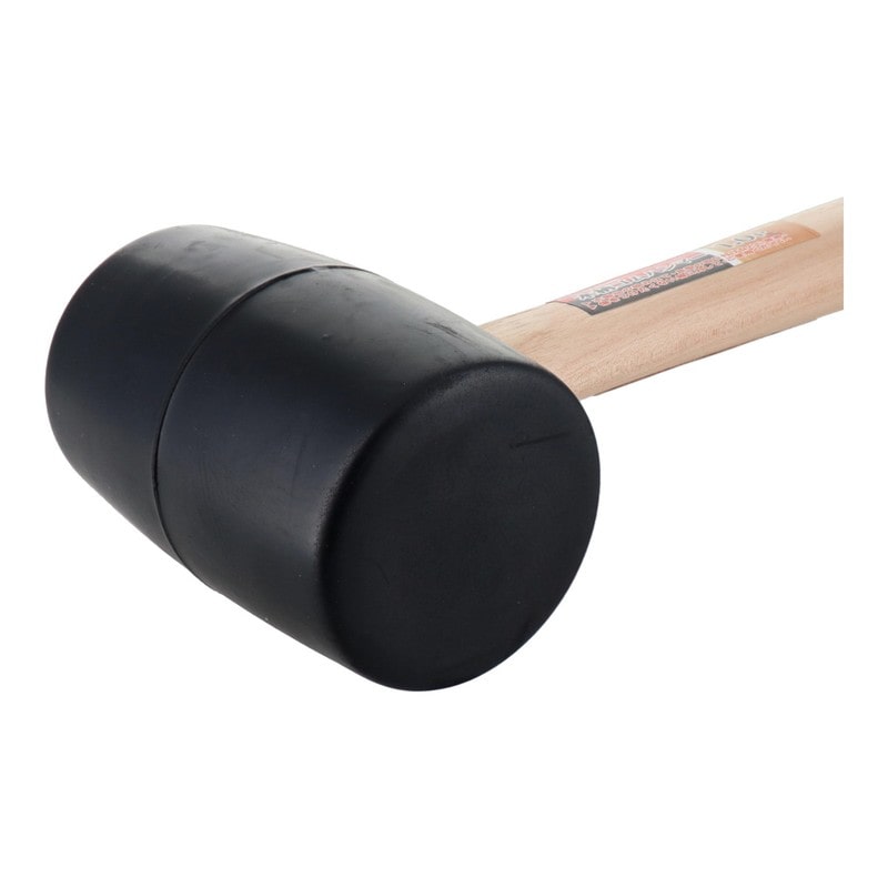 三共コーポレーション 4340323 木柄ゴムハンマー 黒 1ポンド #823666 1個(ご注文単位1個)【直送品】