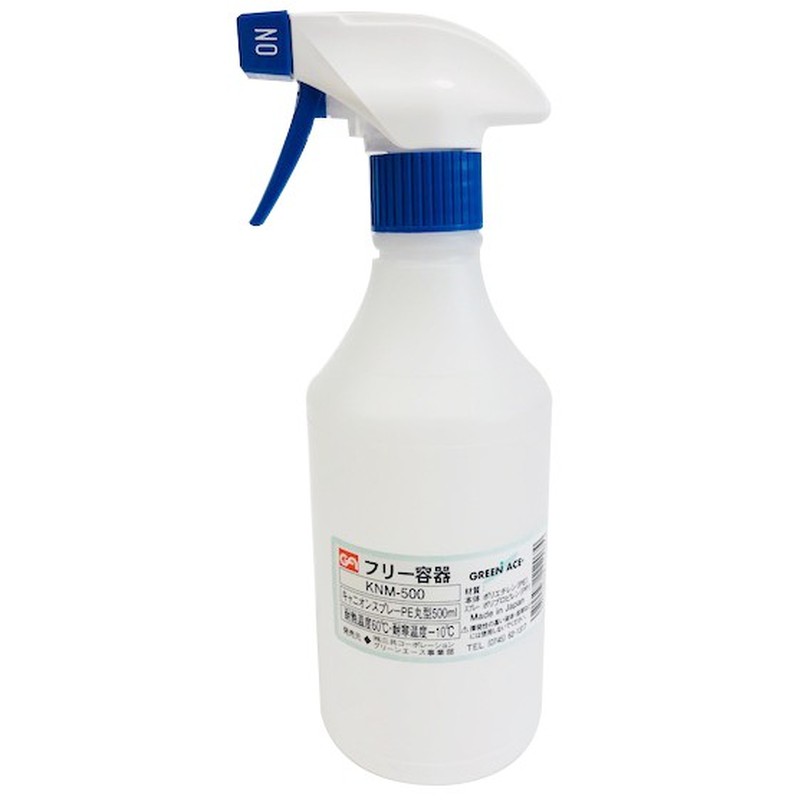 三共コーポレーション 4349022 キャニオンスプレー 丸型 PE 500mL KMN-500 1個(ご注文単位1個)【直送品】