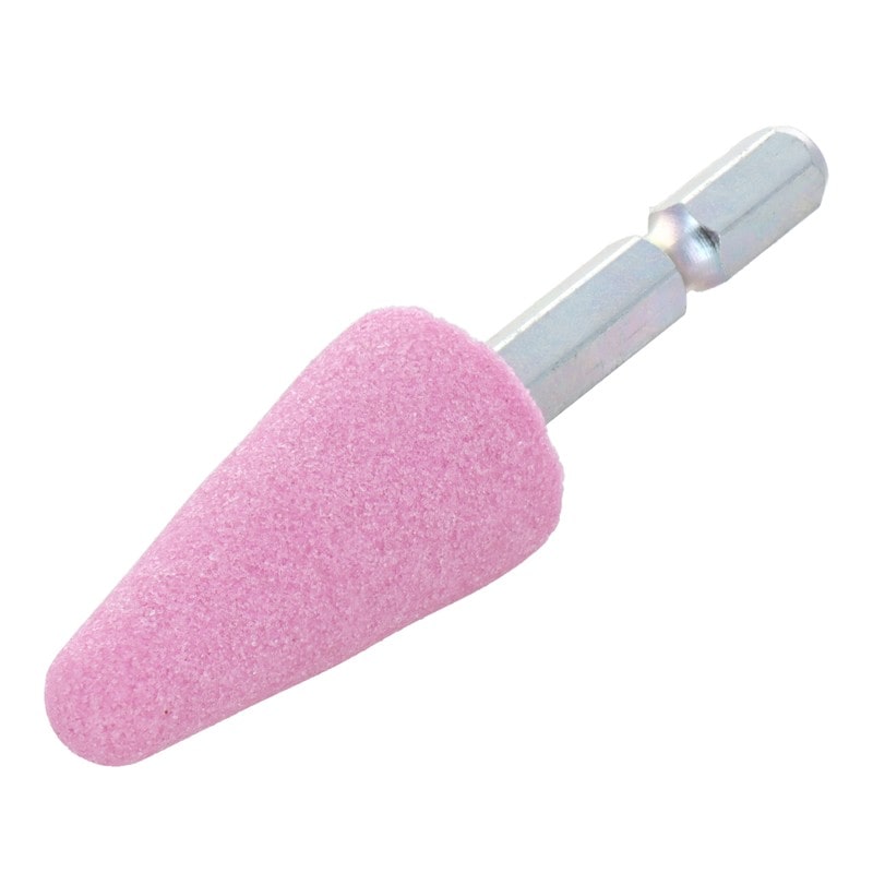 三共コーポレーション 4352006 PW6-33 六角軸軸付砥石 傘型 #80 #010393 1個（ご注文単位1個）【直送品】