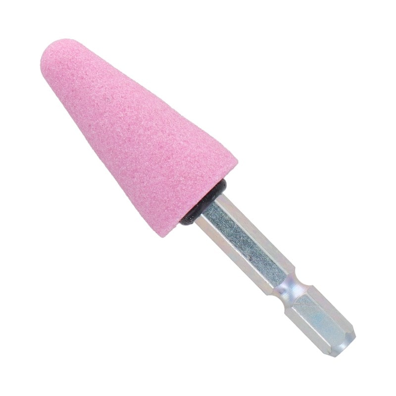 三共コーポレーション 4352006 PW6-33 六角軸軸付砥石 傘型 #80 #010393 1個(ご注文単位1個)【直送品】