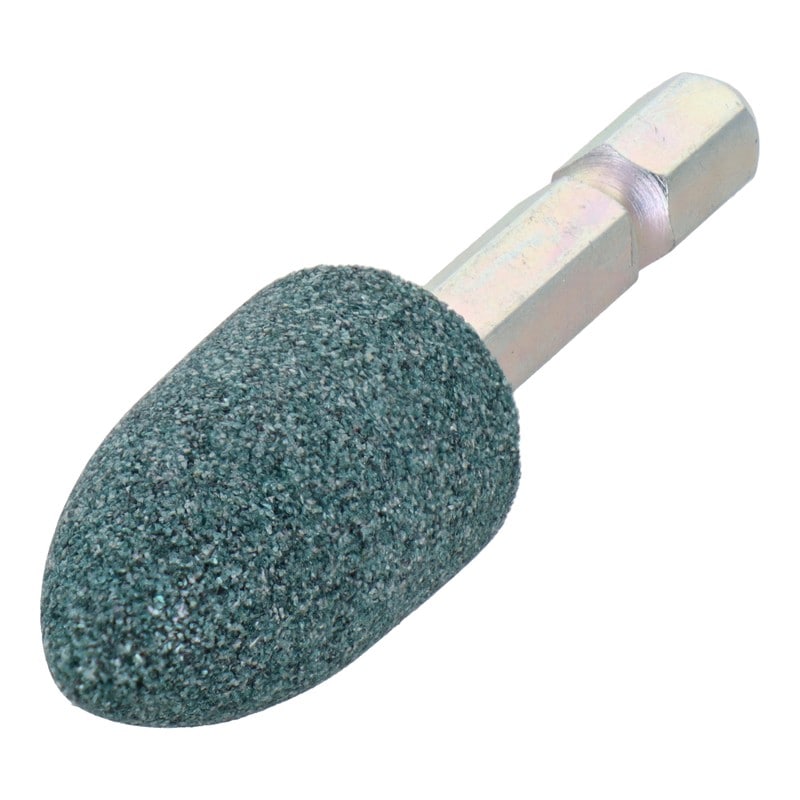 三共コーポレーション 4071312 GC6-25 六角軸軸付砥石 トンガリ型 #80 #010465 1個（ご注文単位1個）【直送品】