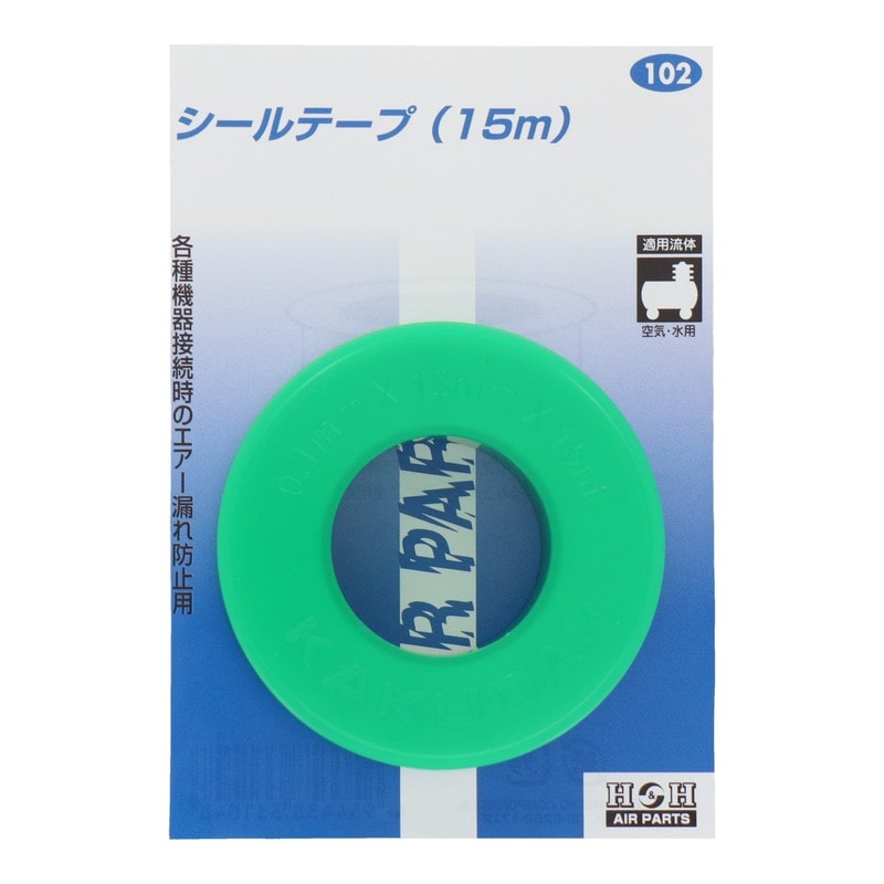 三共コーポレーション 510182 シールテープ 15m #102 1個(ご注文単位1個)【直送品】