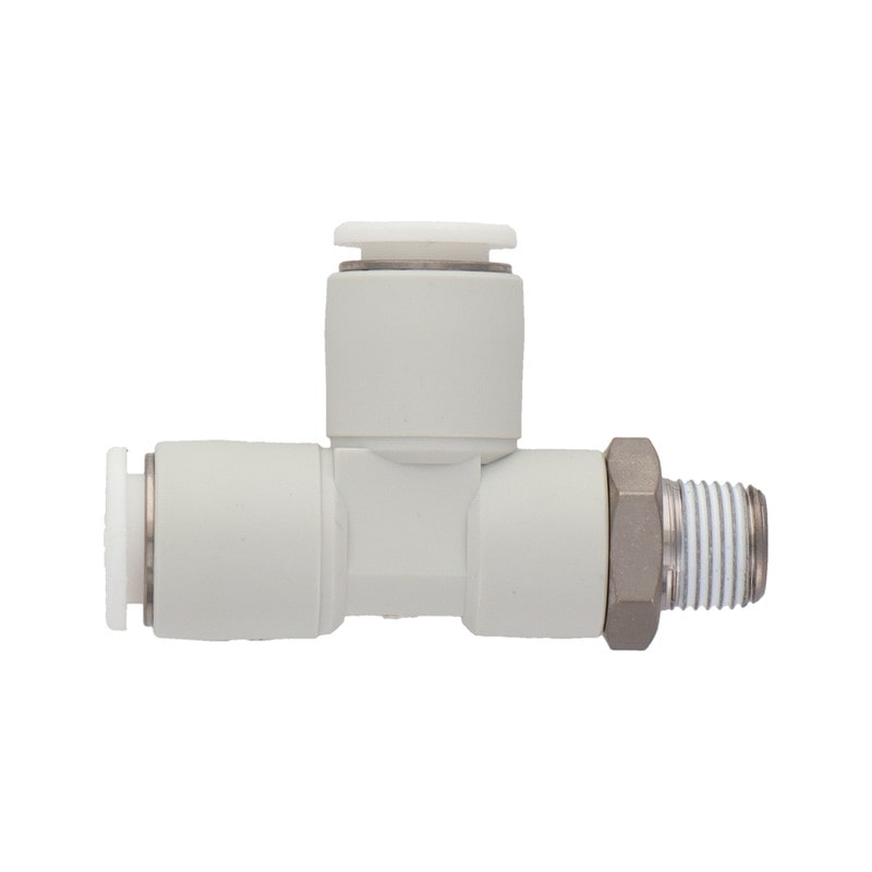 三共コーポレーション 4342765 D型ユニオン R1/8 外径8mmチューブ #133577 1個（ご注文単位1個）【直送品】