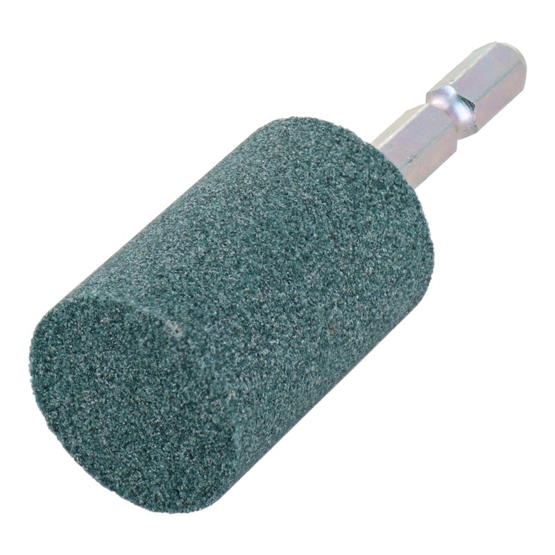 三共コーポレーション 4352021 GC6-27 六角軸軸付砥石 円筒型 #80 #010467 1個（ご注文単位1個）【直送品】