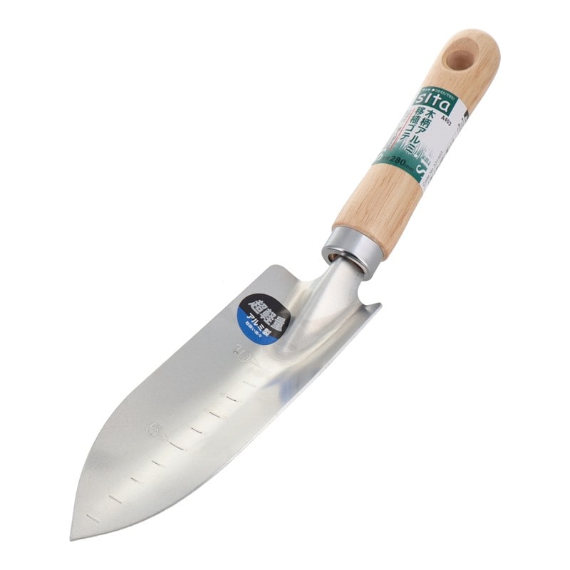 三共コーポレーション 4344423 木柄アルミ移植ゴテ #331403 1個（ご注文単位1個）【直送品】